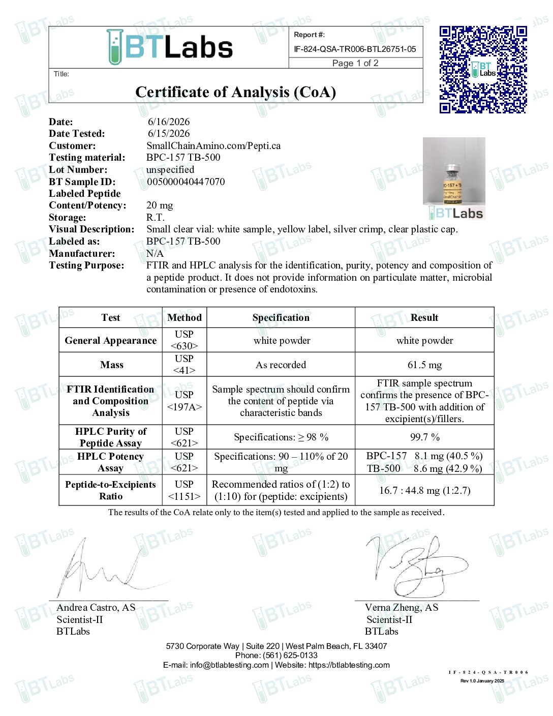 BPC-157 (10mg) + TB-500 (10mg) - Image 2